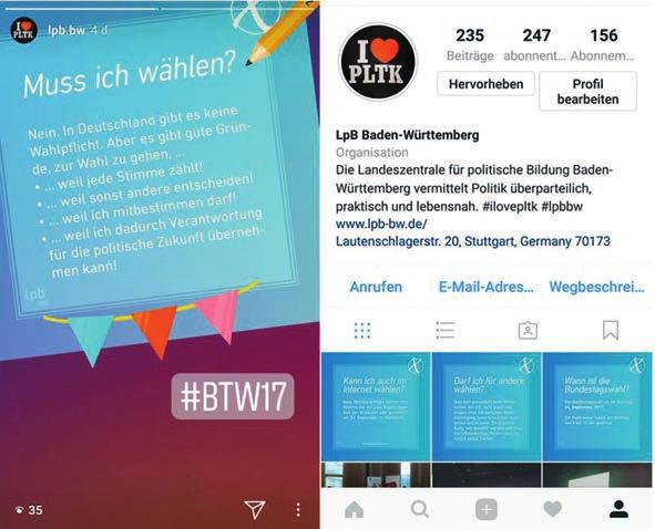 SOZIALE NETZWERKE Bundestagswahl Zur Bundestagswahl 2017 haben wir im Wahlmonat September verschiedene Social Media-Strategien gefahren und auf allen Kanälen hohe Reichweiten erzielt.