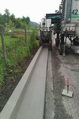 Beton im Randbereich