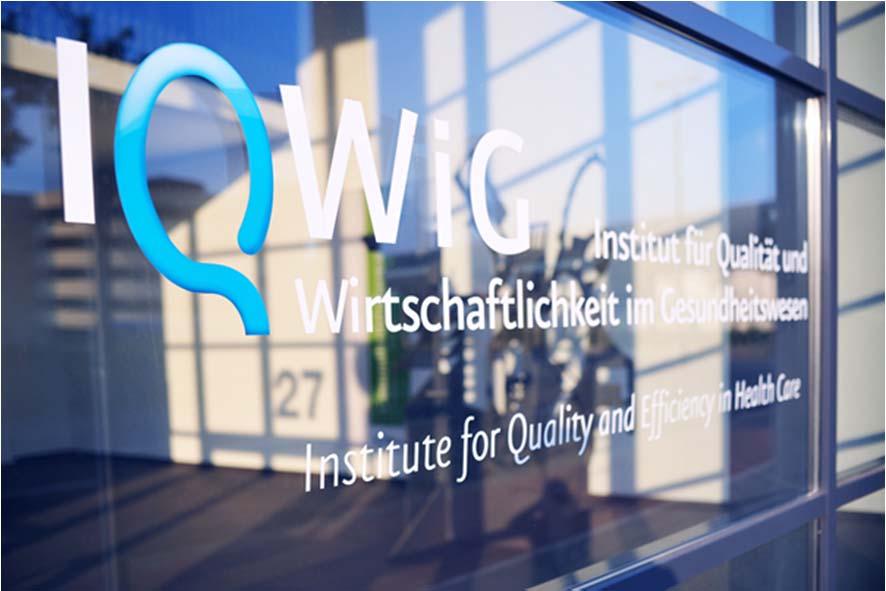 Institut für Qualität und Wirtschaftlichkeit im Gesundheitswesen (IQWiG) Im Mediapark 8 D-50670 Köln Telefon +49-221/3 56