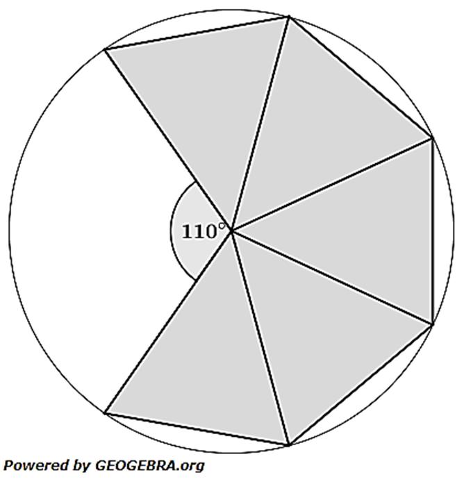 Aufgabe W2a/2015 egeben sind zwei Dreiviertelkreise. Aus ihnen werden der Mantel eines Kegels und der Mantel einer regelmäßigen sechsseitigen Pyramide gefertigt.