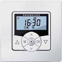 Steuerungen, Zeitschalter, Regler DuoFern HomeTimer Die Funk-Zeitschaltuhr ist eine drahtlose und batteriebetriebene Zeitschaltuhr zur Steuerung von Funk-Empfängern.