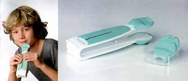 Diese Innovation ist die patentierte Weltneuheit, um eine bessere Lebensqualität zu verwirklichen, die ganz einfach funktioniert: Zwei Silikonplatten (Mundstücke) des Dentalgerätes werden mit den