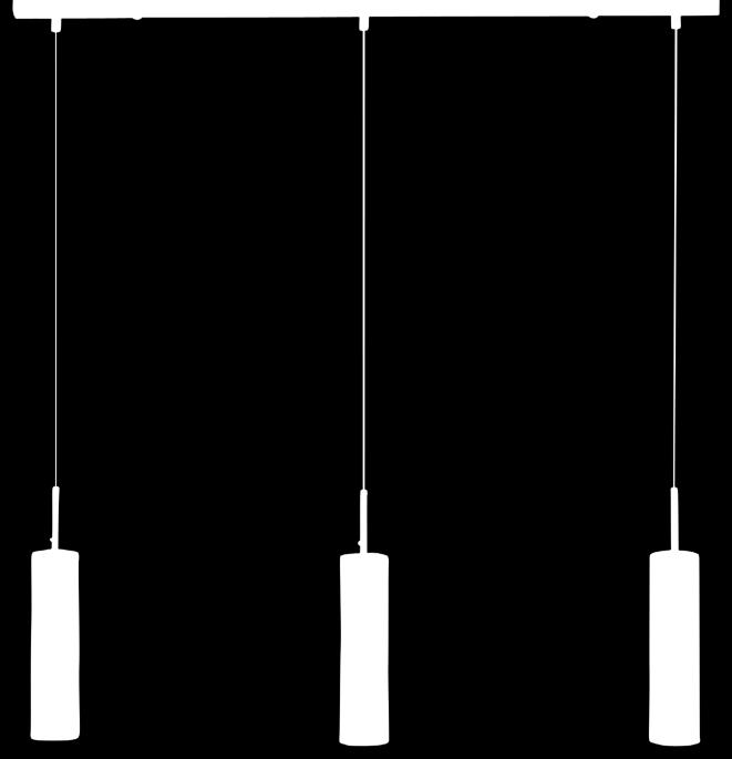 Phasenabschnittdimmer, Ø 58 cm, Gesamt-H. 150 cm, inkl.