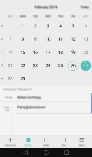 Tools Kalender Der Kalender unterstützt Sie bei der Planung Ihres Tagesablaufs. Beispielsweise können Sie Ihren Tagesablauf vorab planen und Informationen zu Feiertagen anzeigen.