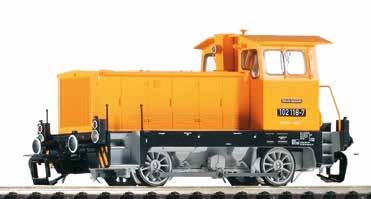 66 Next 18 Vorbild Die dieselhydraulischen Lokomotiven der Baureihe 102.1 basierten auf der Baureihe V 23.0 bzw. 102.0, wie sie Ende der 1960er- Jahre geliefert worden war. Da von der 102.