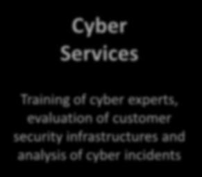 Training of cyber experts, evaluation of customer security