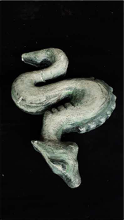 17 Vollplastische Statur Schlange der Maya Format ca.
