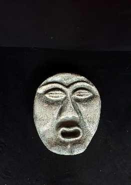 24 Plastische Maya- Azteken Maske Format ca.