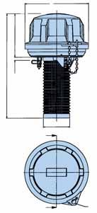 Option Einfüll-Belüfter (Klemmbackenmontage) Sieb: Diese einzigartige Konstruktion leitet das Öl in den Tank.