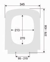 B A und B TAKE 2_2 Style Wand-Tiefspül-WC Compact