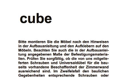 cube fine