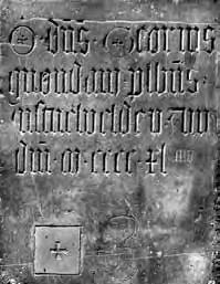 Abb. 43: Dürnstein, Grabplatte des Georg von