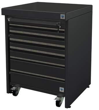 AT- C2 -CS90/6R-1 Under-top trolley with 5 drawers complete with combined structure.