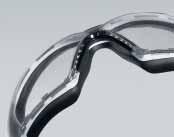 X-tended Eyeshield für perfekte Augenraumabdeckung Hervorragender Schutz durch flexibel anpassbare Softkomponente Sehr leichte