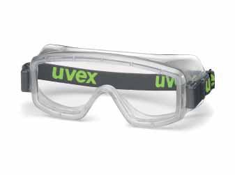 klassische Vollsichtbrille mit mit Celluloseacetat-Scheibe und umlaufendem Belüftungssystem mechanische Festigkeit F: 45 m/s uvex 9305 Art.-Nr.