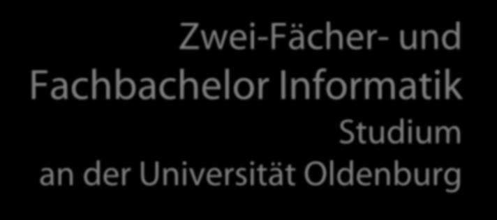 Zwei-Fächer- und Fachbachelor Studium an der