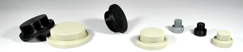 Gewindefittings PE / PP / PVC Blindstopfen mit O-Ring-Nut mit O-Ring-Nut (kein Dichtband erforderlich) passende O-Ringe: siehe Seite 21 G D SDR L L1