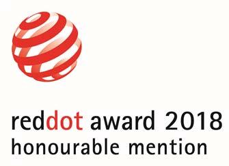 Häcker Küchen nimmt Design-Auszeichnung entgegen SlightLift mit dem Red Dot Award 2018 Honourable Mention prämiert Juli 2018.