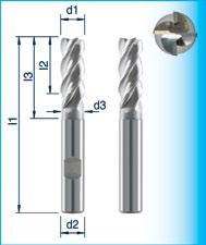 SOFTMILL TYP INOX 4-Schneidig KF102 - ZX3 Hochleistungsfräser besonders gut geeignet zur Bearbeitung von VA-Stählen bzw. rostfreien Stählen mit verbesserter Spanabfuhr.