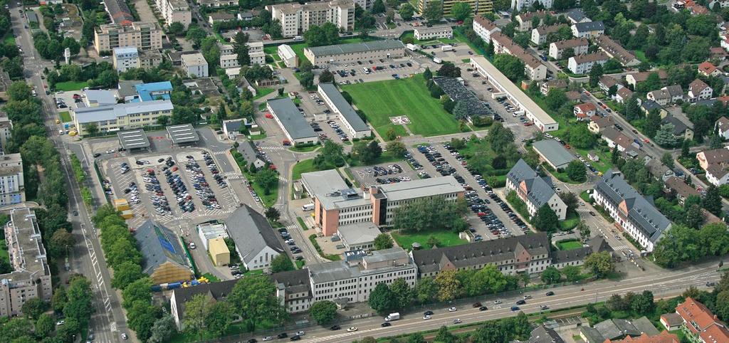 Luftbild US Hospital by Kay Sommer US Hospital Das ehemalige US Hospital liegt im Süden des Stadtteils Rohrbach.