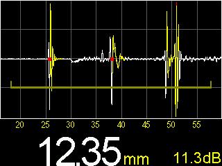 ECHOMETER 1077: Blendentyp AutoMax Zwischen- und Störechos können die korrekte Auswertung eines Ultraschallsignals behindern.