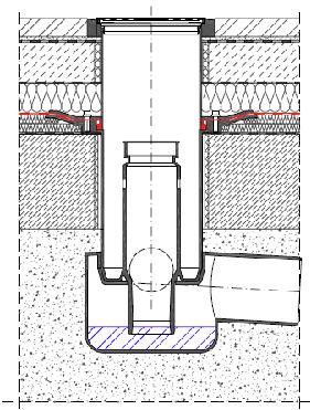 der Problembereiche im Neubau Von links nach rechts: Gute Detaillösung für Abdichtung einer Rohrdurchführung Detailanschluss