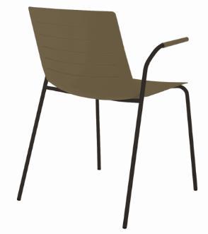 SKIN Stuhl (by Josef Lluscà) 4-Bein Stuhl für den Indoor-Gebrauch.