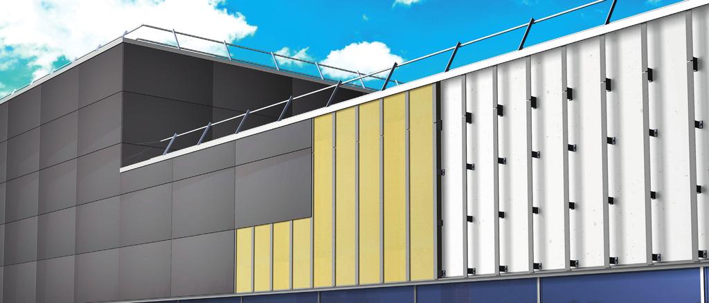 Balkon- und Terrassengeländer Panorama fix montiert, selbsttragend WDVS-Unterkonstruktion Iteal