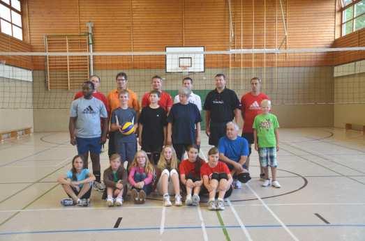 Das Volleyballteam von Just for Fun. Toto-Lotto & Postagentur Annahmestelle Fümmelse Ilona Rudat Tel.