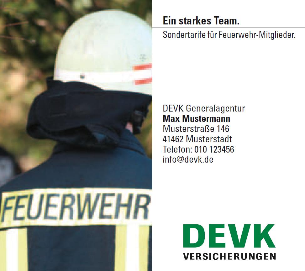DEVK Hauptvertretung Dirk Krüger Fümmelser Str. 43 38304 Wolfenbüttel Telefon: 05331-469650 dirk-krueger1@web.