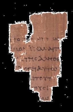 170 nach Christus Dann: Das Papyrusfragment P52 wurde 1920 in Ägypten