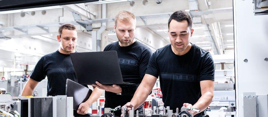 Branche: Anzahl der Mitarbeiter in Deutschland: Tesla Grohmann Automation ist ein weltweit führendes Unternehmen für hochautomatisierte Produktionssysteme.