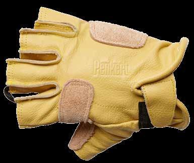 RAPPER Handschuh aus schadstofffreigegerbtem, naturellem Rindleder