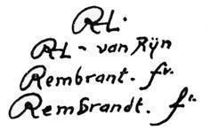 Signaturen Rembrandts Ulrich