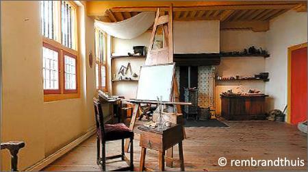 Rembrandt-Haus Rembrandts Atelier im ersten