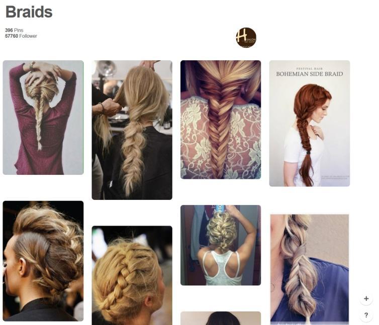 Social Media Plattformen und ihre Charaktere Pinterest: Foto-basierte SoMe-Plattform: Pinnwand Lifestyle: Frisuren, Fashion, Make-Up, Nails etc.