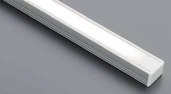 LED Profile Aluminium matt eloxiert inkl.