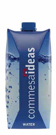 // 500 ml // Slimline Schraubverschluss Mineralwasser still / spritzig Sleeve matt / glänzend Schraubverschluss in vielen Farben erhältlich.