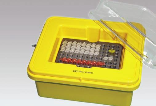 Ordnungssysteme Isotherm Mini Cooler + Cryo-Einfriergerät Isotherm Mini Cooler -20 C PCR Speziell entwickelt zum Schutz von Enzymen und anderen biologischen Proben bei der Arbeit auf dem Labortisch.