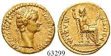 Kopf der Athena r. mit korinthischem Helm / Nike l., hält Kranz und Stylis; Beizeichen Blitzbündel. Gold. Price 164. gereinigt, f.vz 3.