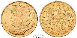 Gold. 5,81 g fein. Friedb.495; Schl.14. ss+ 230,- 10 Franken 1913.