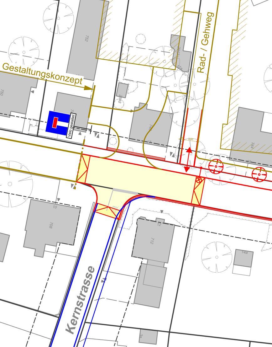 3. Vorprojekt / Terminplan Knoten Soli- / Kernstrasse - Belagskissen Solistrasse / Kernstrasse zur Erhöhung der