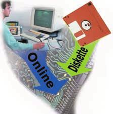 Die Fertigungsdaten können per online oder Diskette automatisch von der Kunden- Fensterbausoftware übertragen werden.