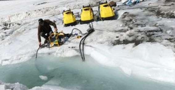 Prüfen von Massnahmen am Gletscher