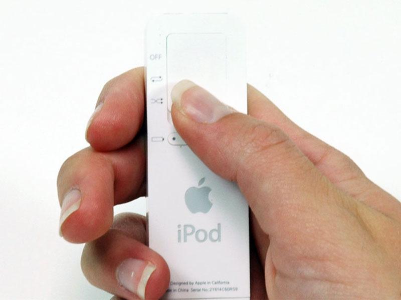 Schritt 1 Hold-Schalter Vor dem Öffnen Sie Ihren ipod,