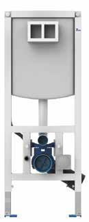 Füße, WC-Anschlussgarnitur DN90 und Befestigungsmaterial 1120 180 715 Wandhalter variabel verstellbar für Standard- und Eckbefestigung 4-fach verstellbarer Ablaufbogen