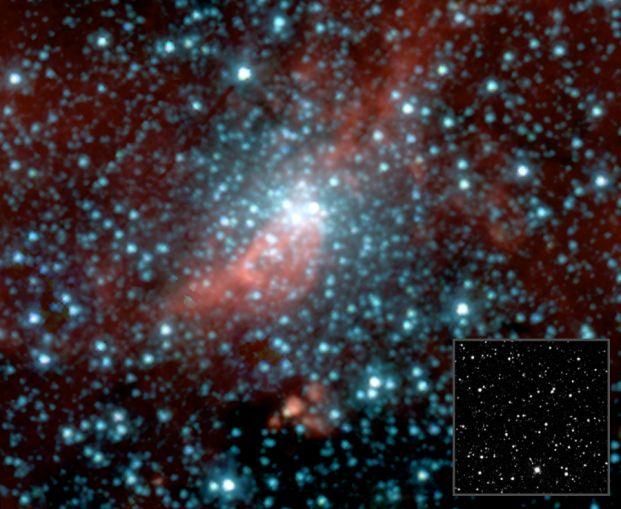 Sternhaufen in der Milchstrasse GLIMPSE-C01, 3-5