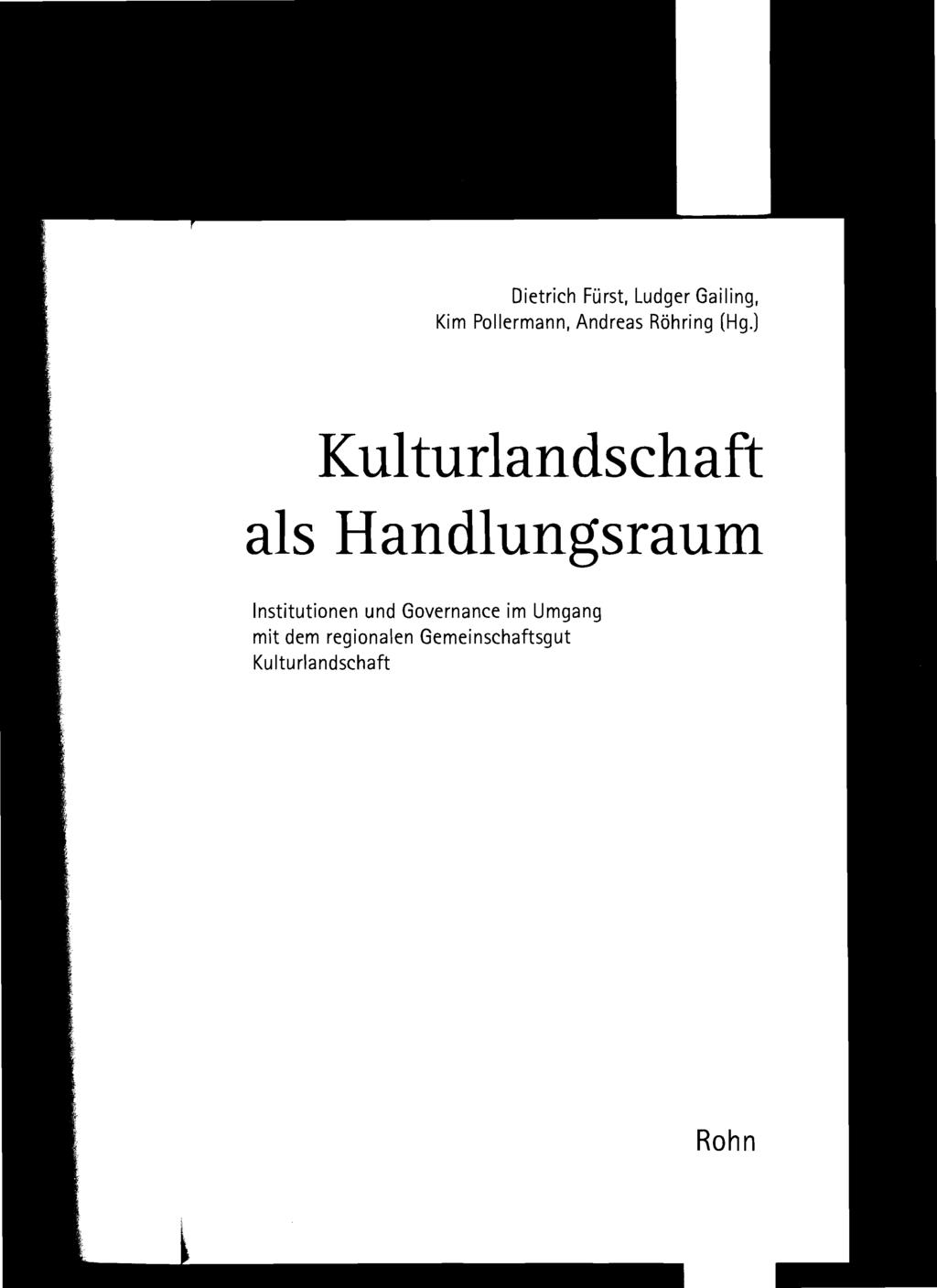 Dietrich Fürst, Ludger Gailing, Kim Pollermann, Andreas Röhring (Hg.