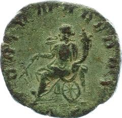 90, 174b. Hellgrüne Patina, vorzüglich+ 200,- A139* Philippus II., 244-249. Rom. Antoninian 247-249. Drap.