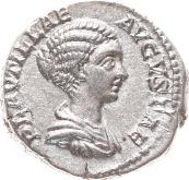 Kleiner Schrötlingsfehler, vorzüglich 190,- A127 Iulia Domna (Gemahlin des Septimius Severus), gest. 217.